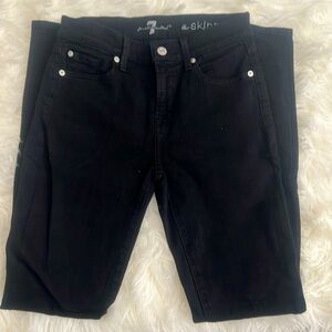 7 for all mankind Black denim Pants